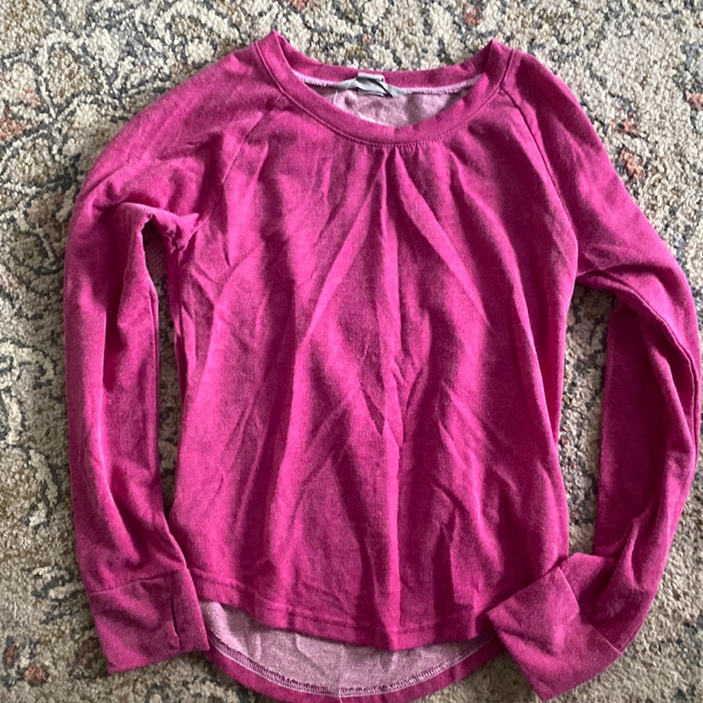 Girls athleisure top